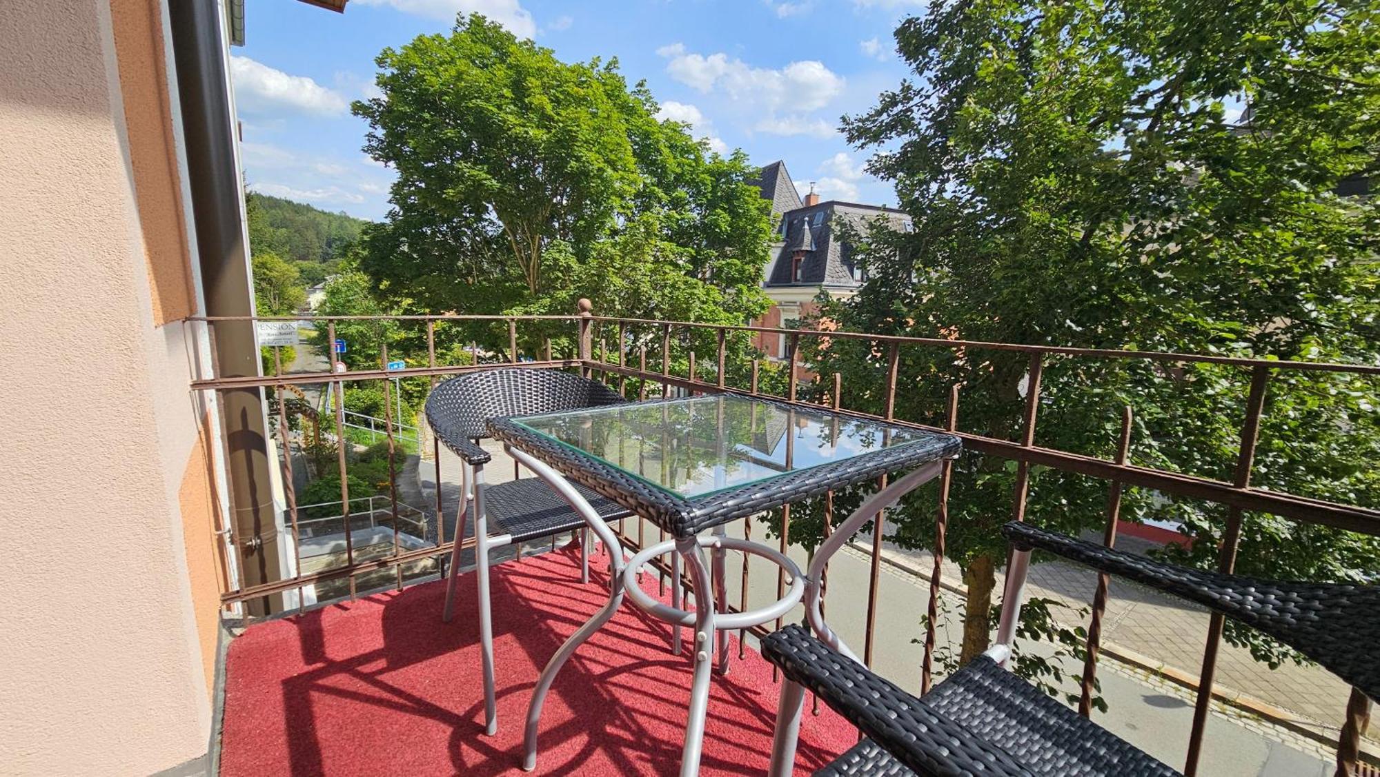 Pension Weisse Rose, Parkplatz, Fruehstueck, Wlan, Zentral باد إلستر المظهر الخارجي الصورة