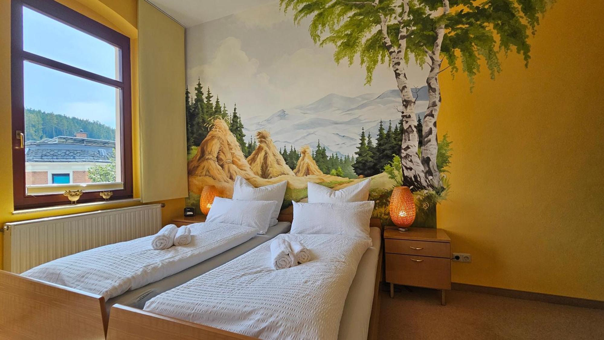 Pension Weisse Rose, Parkplatz, Fruehstueck, Wlan, Zentral باد إلستر المظهر الخارجي الصورة
